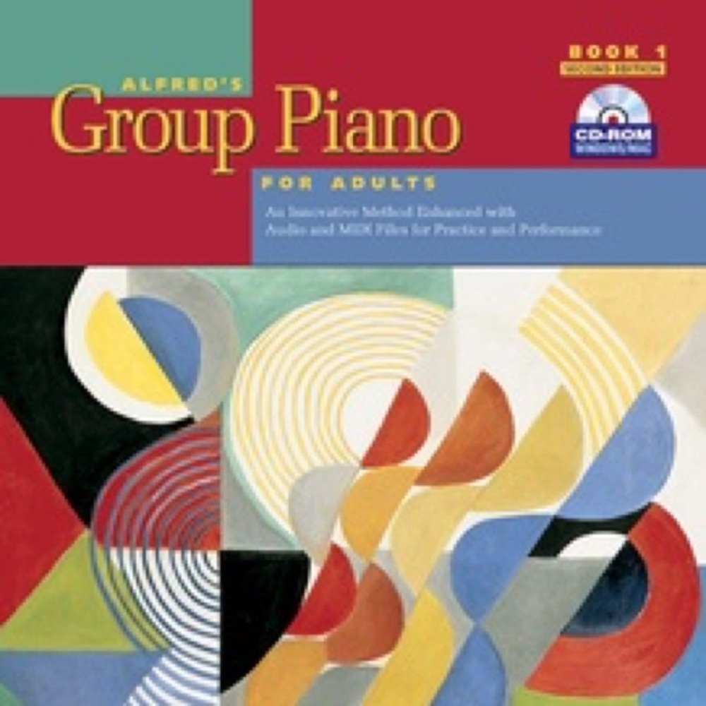 Alfred’s group piano for adults book 1 (second edition) brand new